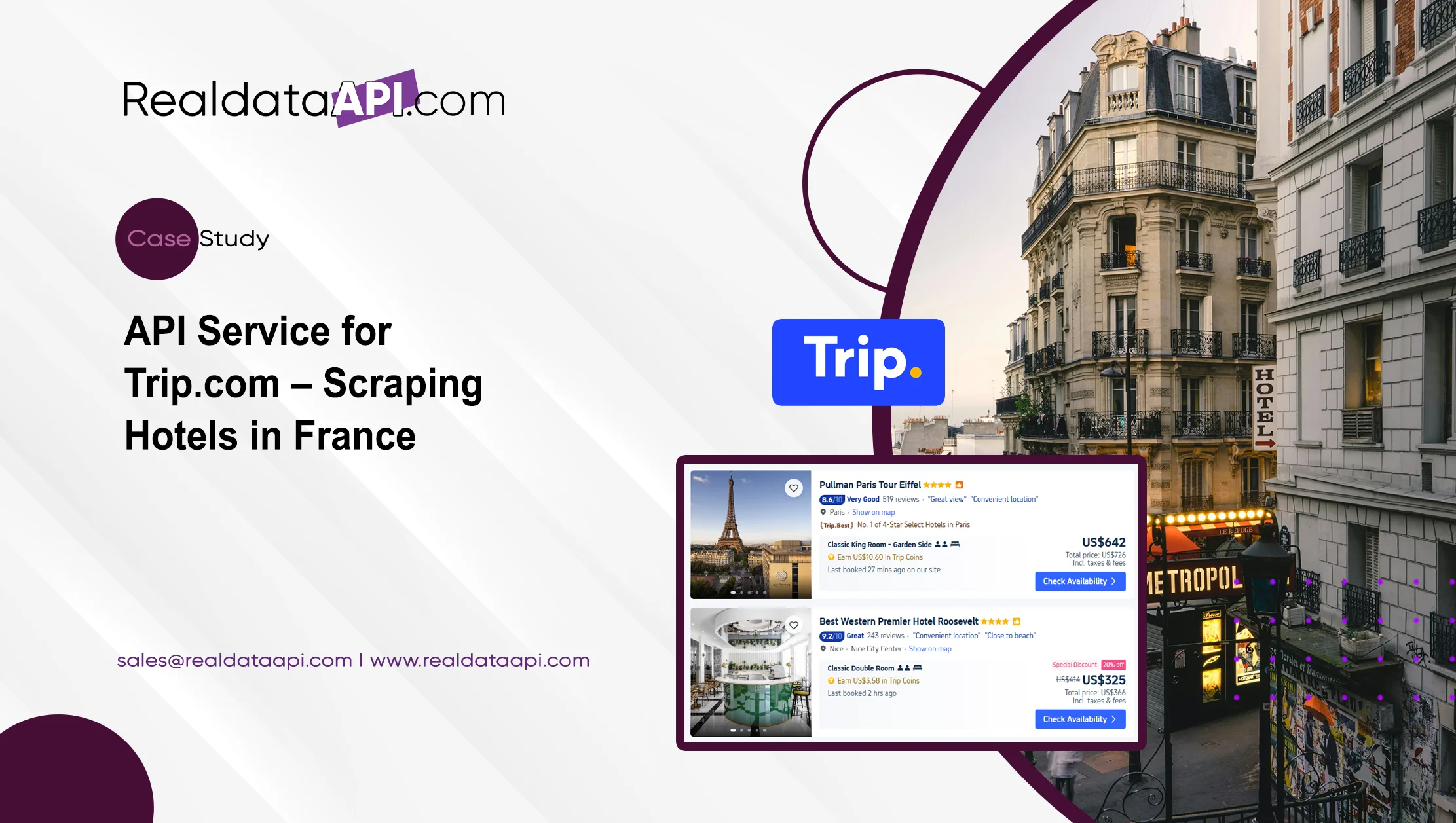 API Service for Trip.com – Scraping Hotels in France